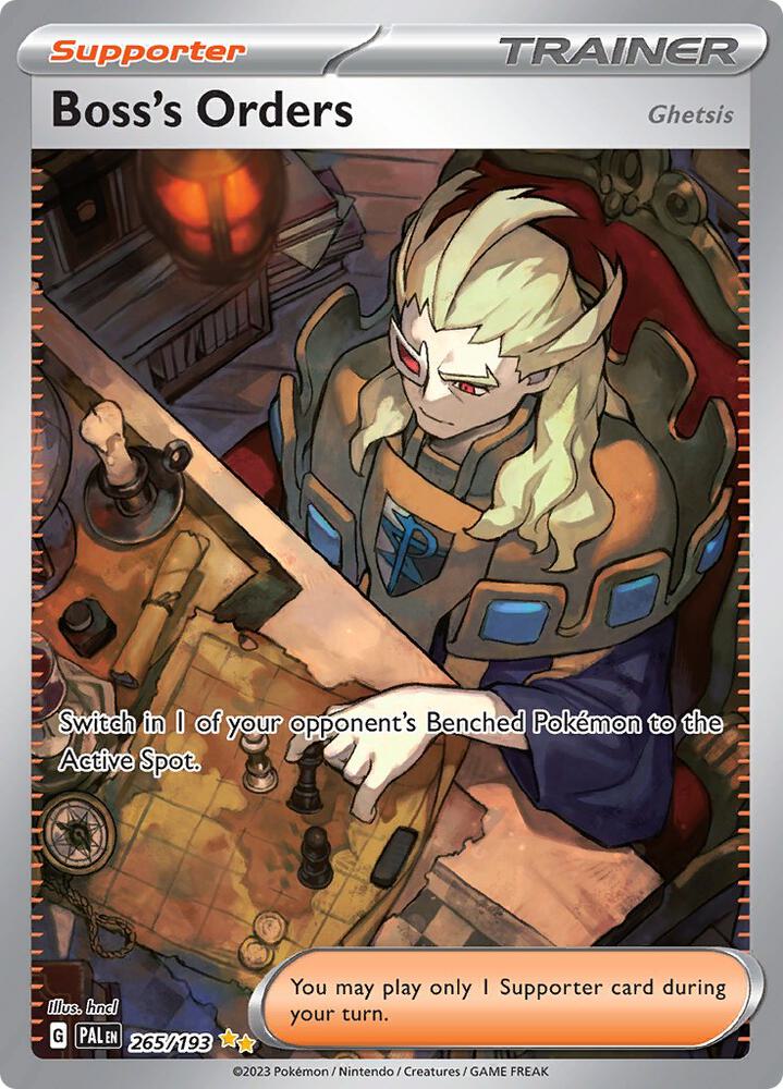Boss's Orders - 265/193 [SV02: Paldea Evolved] 265/193