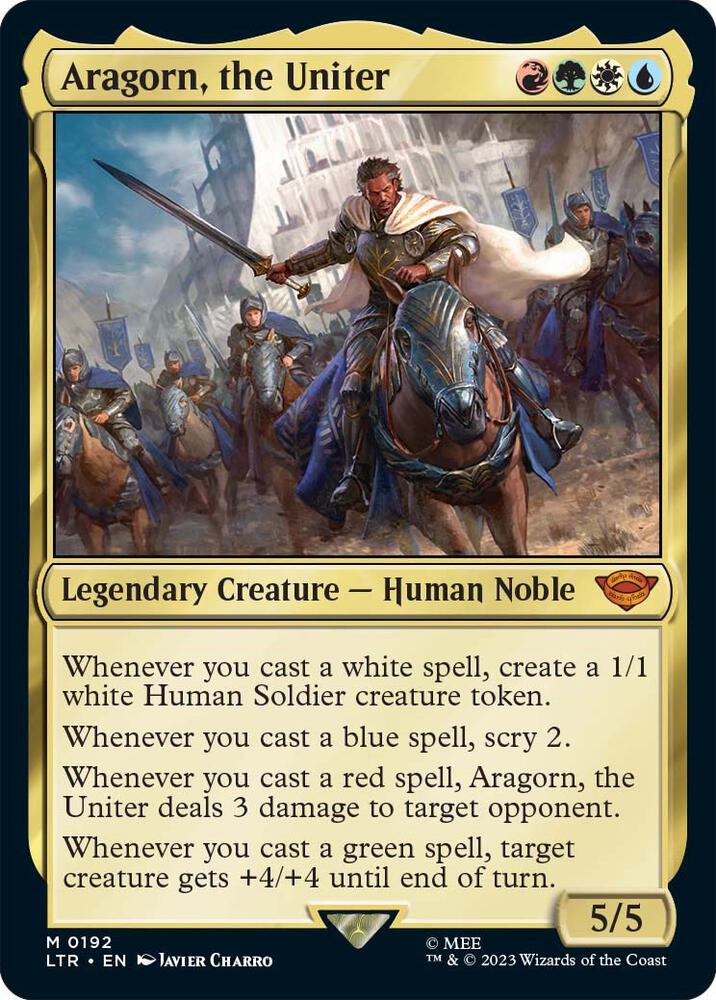 Aragorn, the Uniter [Universes Beyond: The Lord of the Rings: Tales of Middle-earth] 192