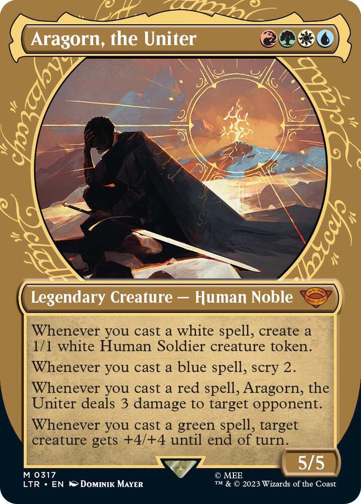 Aragorn, the Uniter (Showcase) [Universes Beyond: The Lord of the Rings: Tales of Middle-earth] 317
