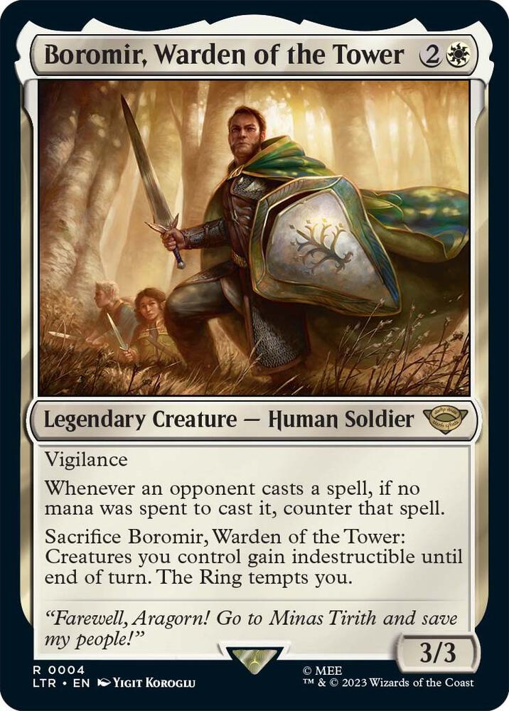 Boromir, Warden of the Tower [Universes Beyond: The Lord of the Rings: Tales of Middle-earth] 4