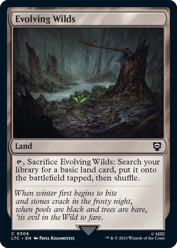 Evolving Wilds [Commander: The Lord of the Rings: Tales of Middle-earth] 306