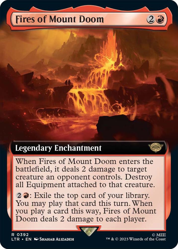 Fires of Mount Doom (Extended Art) [Universes Beyond: The Lord of the Rings: Tales of Middle-earth] 392