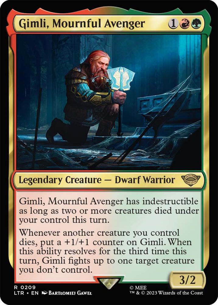 Gimli, Mournful Avenger [Universes Beyond: The Lord of the Rings: Tales of Middle-earth] 209