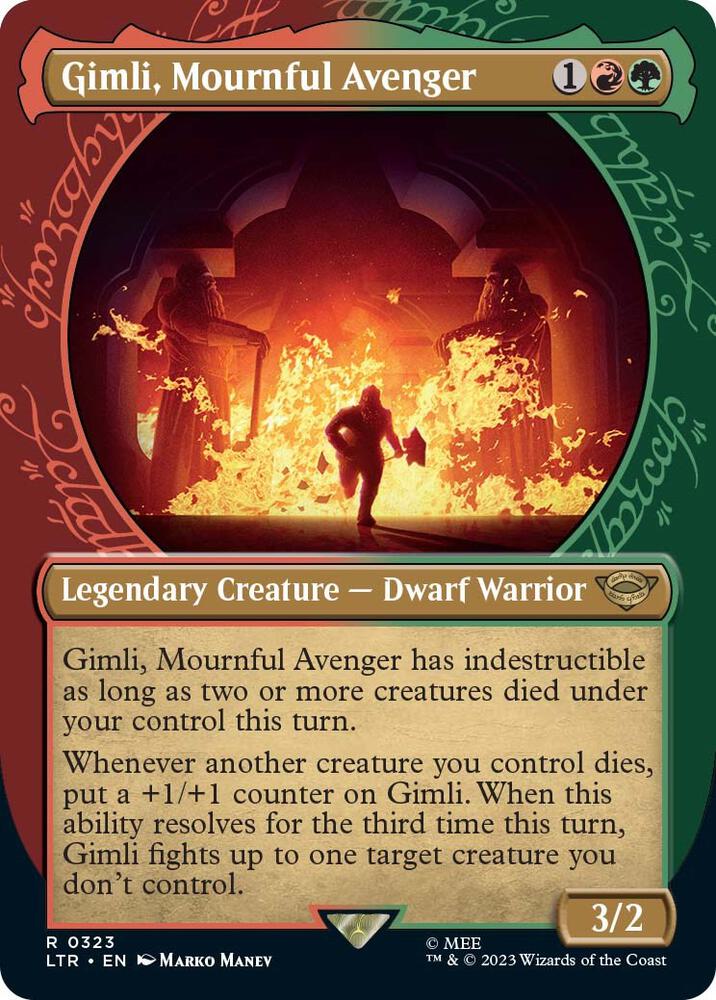 Gimli, Mournful Avenger (Showcase) [Universes Beyond: The Lord of the Rings: Tales of Middle-earth] 323