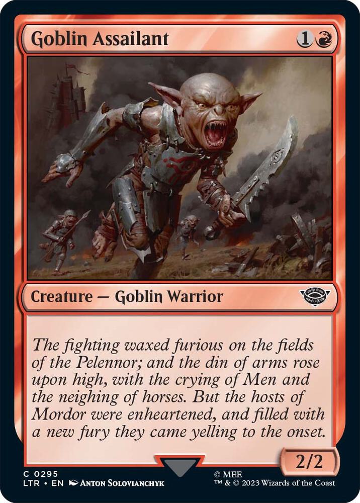 Goblin Assailant [Universes Beyond: The Lord of the Rings: Tales of Middle-earth] 295
