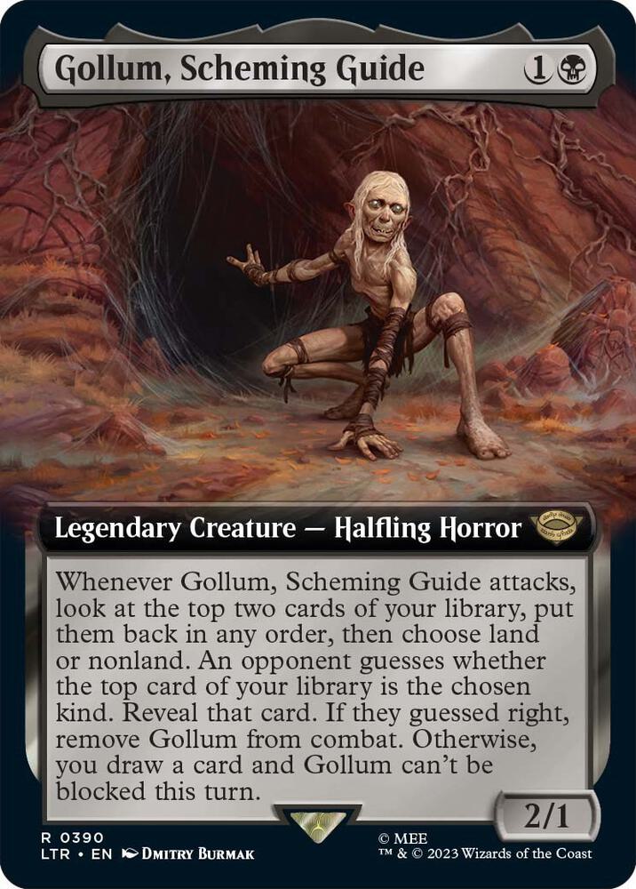Gollum, Scheming Guide (Extended Art) [Universes Beyond: The Lord of the Rings: Tales of Middle-earth] 390