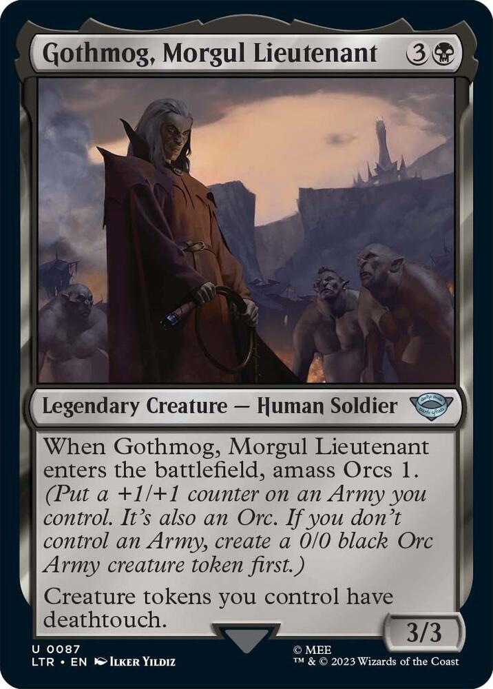 Gothmog, Morgul Lieutenant [Universes Beyond: The Lord of the Rings: Tales of Middle-earth] 87