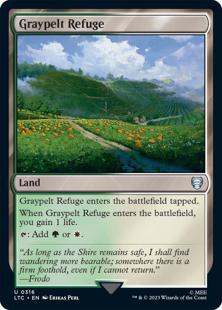 Graypelt Refuge [Commander: The Lord of the Rings: Tales of Middle-earth] 316