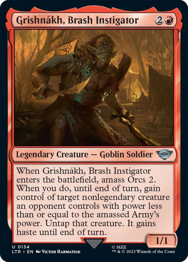 Grishnakh, Brash Instigator [Universes Beyond: The Lord of the Rings: Tales of Middle-earth] 134