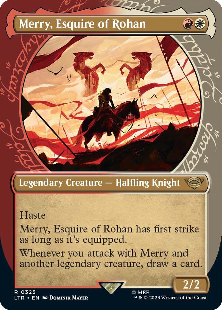 Merry, Esquire of Rohan (Showcase) [Universes Beyond: The Lord of the Rings: Tales of Middle-earth] 325
