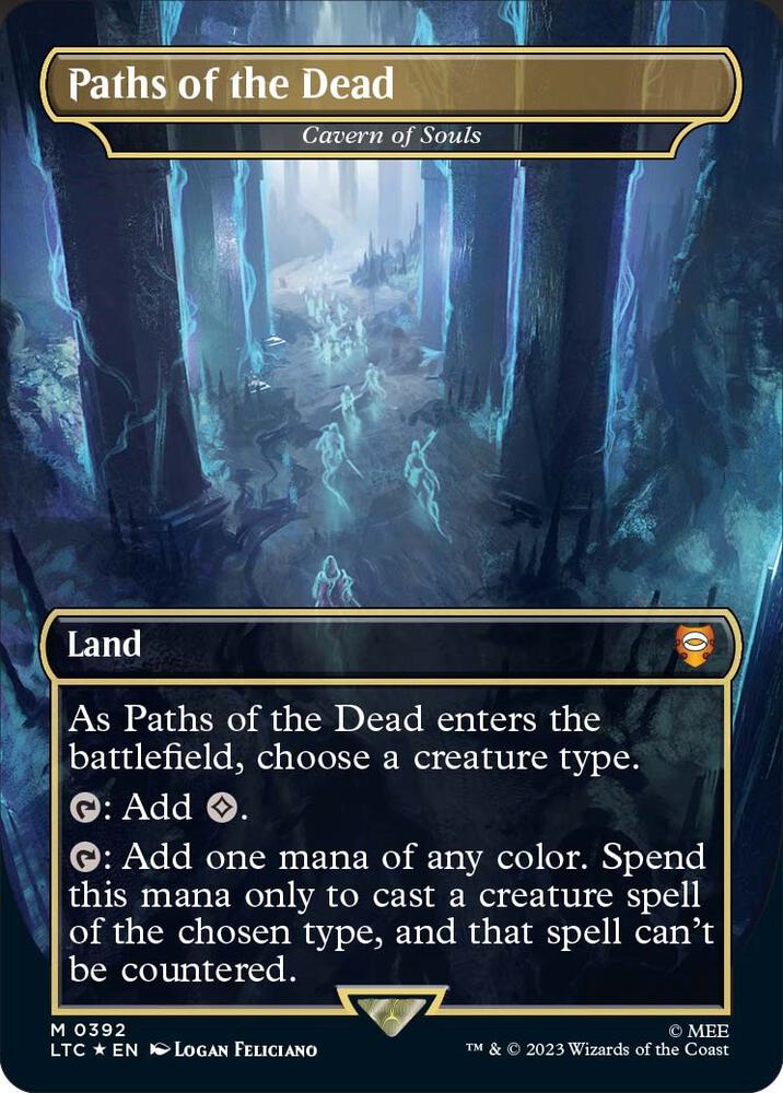 Paths of the Dead - Cavern of Souls (Surge Foil) [Commander: The Lord of the Rings: Tales of Middle-earth] 392