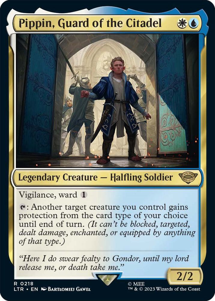 Pippin, Guard of the Citadel [Universes Beyond: The Lord of the Rings: Tales of Middle-earth] 218