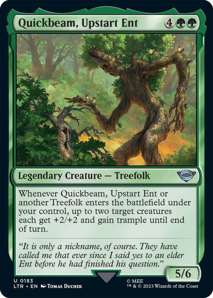 Quickbeam, Upstart Ent [Universes Beyond: The Lord of the Rings: Tales of Middle-earth] 183
