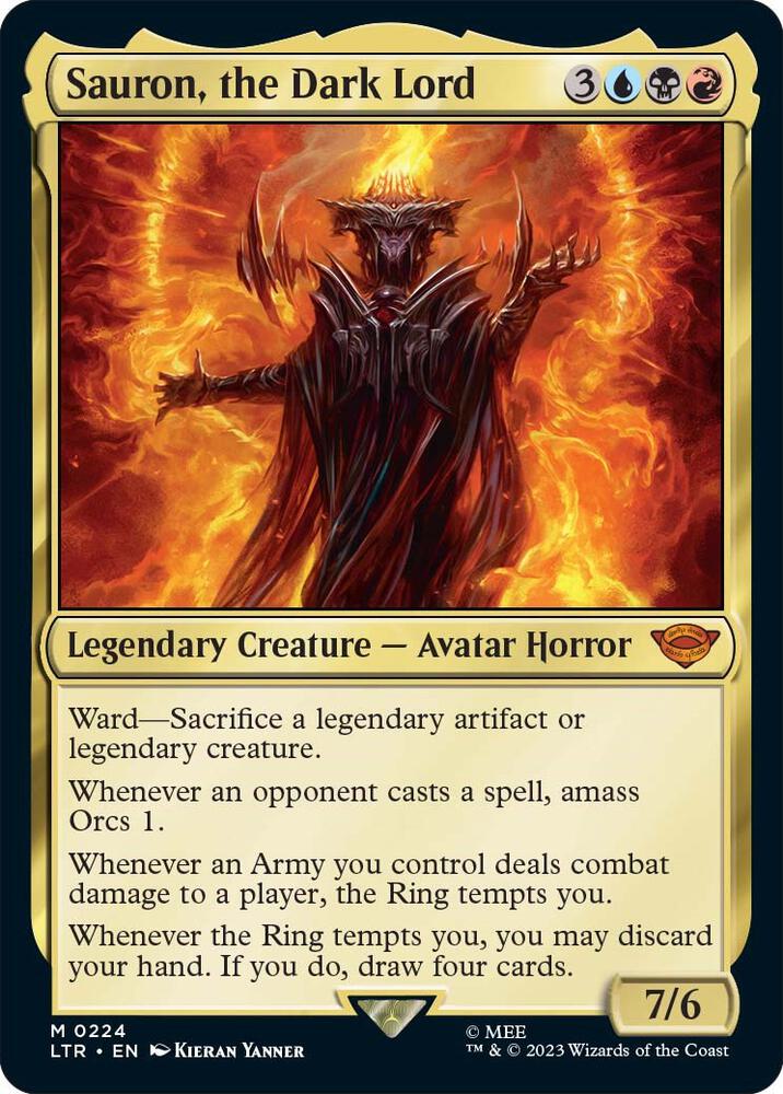 Sauron, the Dark Lord [Universes Beyond: The Lord of the Rings: Tales of Middle-earth] 224