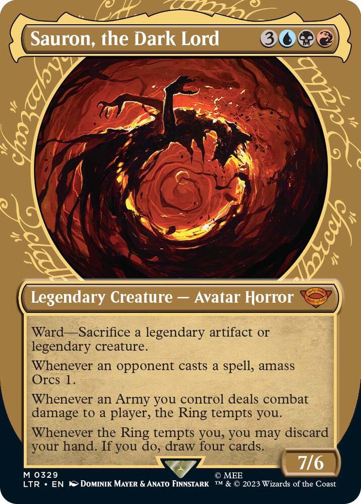 Sauron, the Dark Lord (Showcase) [Universes Beyond: The Lord of the Rings: Tales of Middle-earth] 329