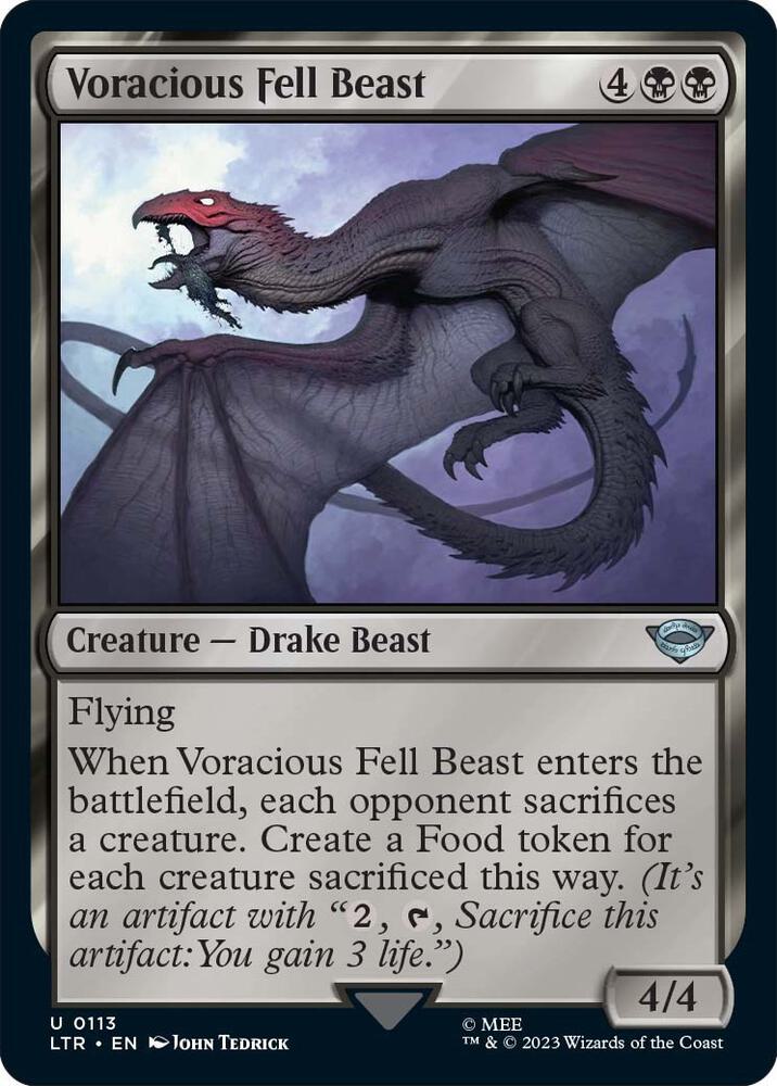 Voracious Fell Beast [Universes Beyond: The Lord of the Rings: Tales of Middle-earth] 113