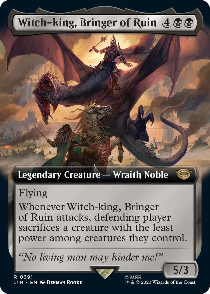 Witch-king, Bringer of Ruin (Extended Art) [Universes Beyond: The Lord of the Rings: Tales of Middle-earth] 391