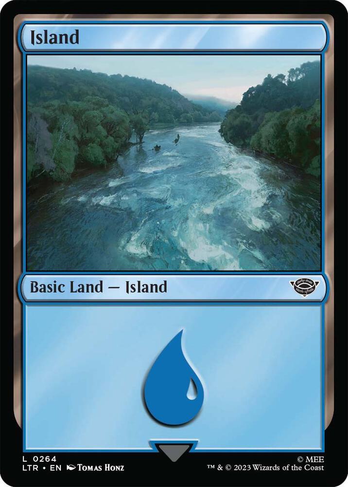 Island (0264) [Universes Beyond: The Lord of the Rings: Tales of Middle-earth] 264