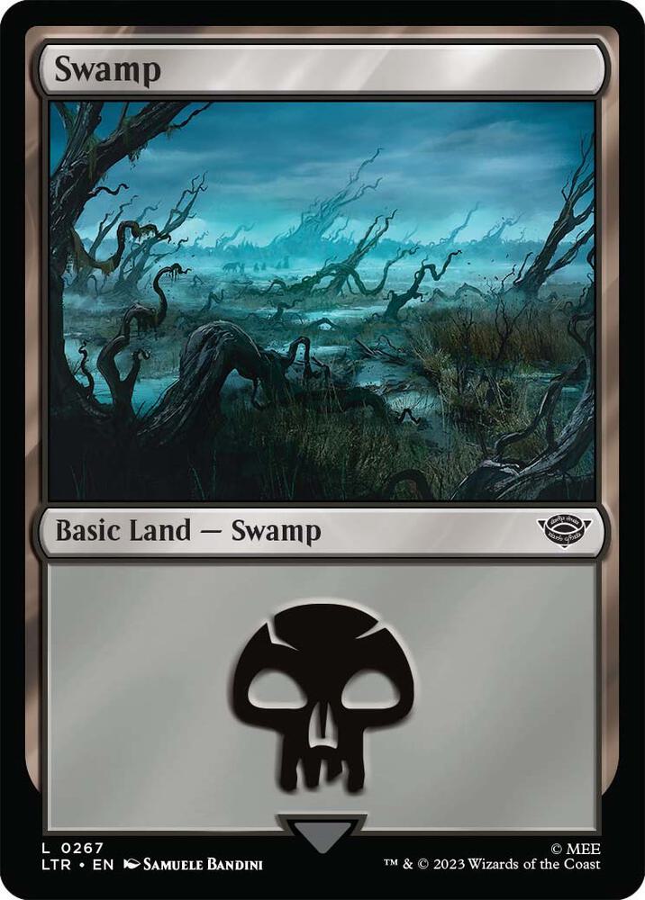 Swamp (0267) [Universes Beyond: The Lord of the Rings: Tales of Middle-earth] 267