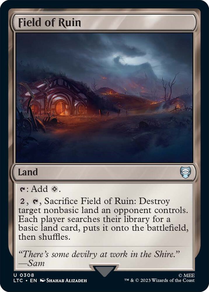 Field of Ruin [Commander: The Lord of the Rings: Tales of Middle-earth] 308