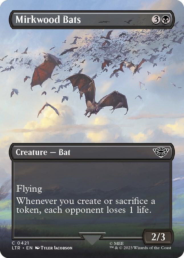 Mirkwood Bats (Borderless) [Universes Beyond: The Lord of the Rings: Tales of Middle-earth] 421