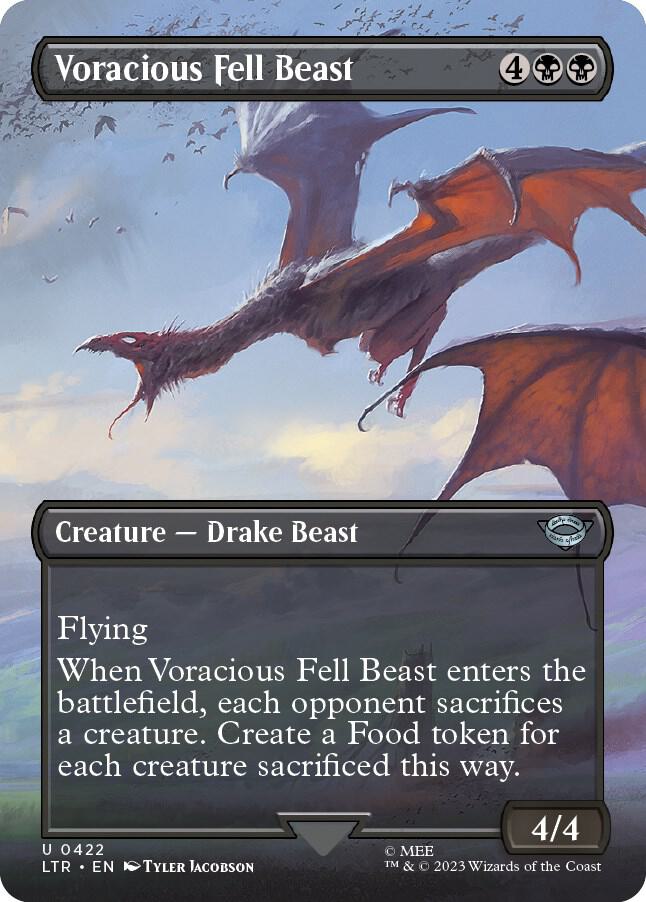 Voracious Fell Beast (Borderless) [Universes Beyond: The Lord of the Rings: Tales of Middle-earth] 422