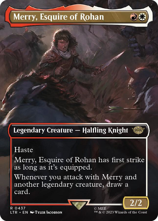 Merry, Esquire of Rohan (Borderless) [Universes Beyond: The Lord of the Rings: Tales of Middle-earth] 437