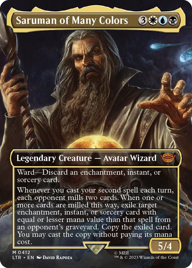 Saruman of Many Colors (Borderless) [Universes Beyond: The Lord of the Rings: Tales of Middle-earth] 412