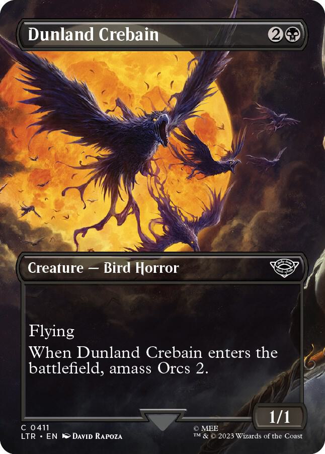 Dunland Crebain (Borderless) [Universes Beyond: The Lord of the Rings: Tales of Middle-earth] 411
