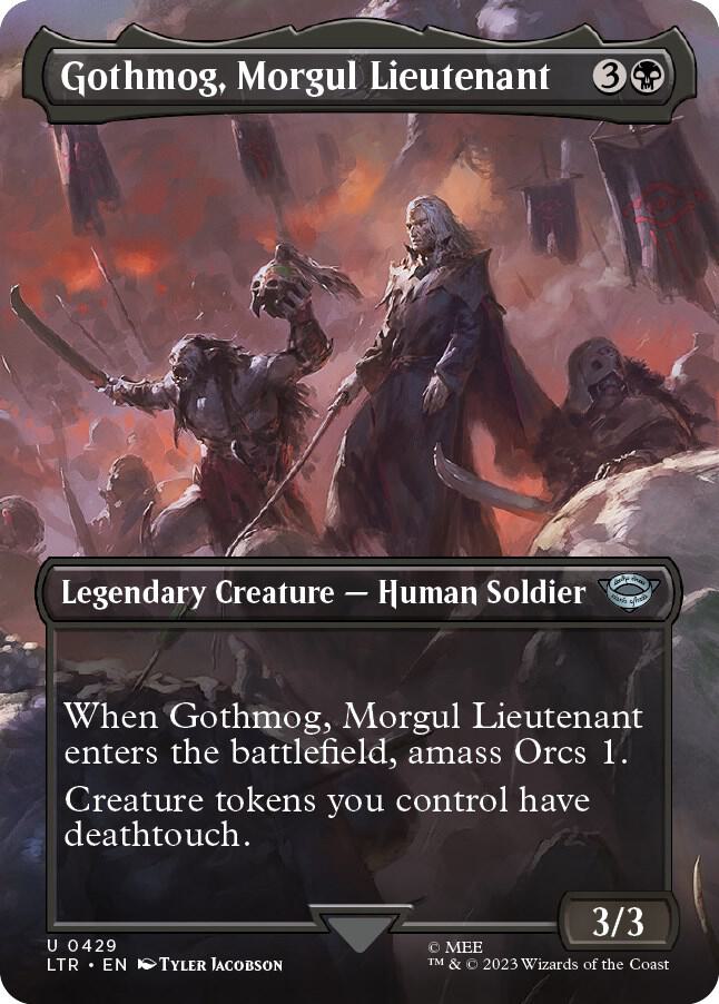 Gothmog, Morgul Lieutenant (Borderless) [Universes Beyond: The Lord of the Rings: Tales of Middle-earth] 429
