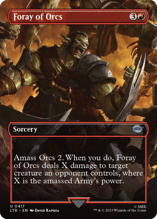 Foray of Orcs (Borderless) [Universes Beyond: The Lord of the Rings: Tales of Middle-earth] 417
