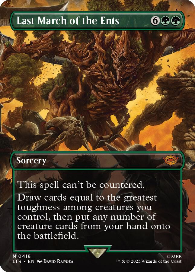 Last March of the Ents (Borderless) [Universes Beyond: The Lord of the Rings: Tales of Middle-earth] 418