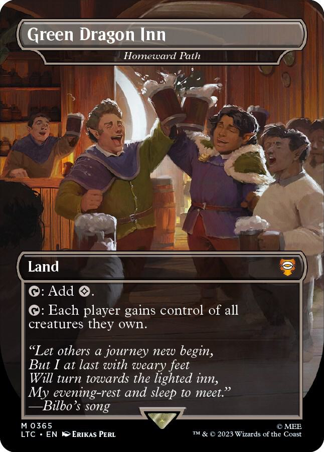 Green Dragon Inn - Homeward Path (Borderless) [Commander: The Lord of the Rings: Tales of Middle-earth] 365