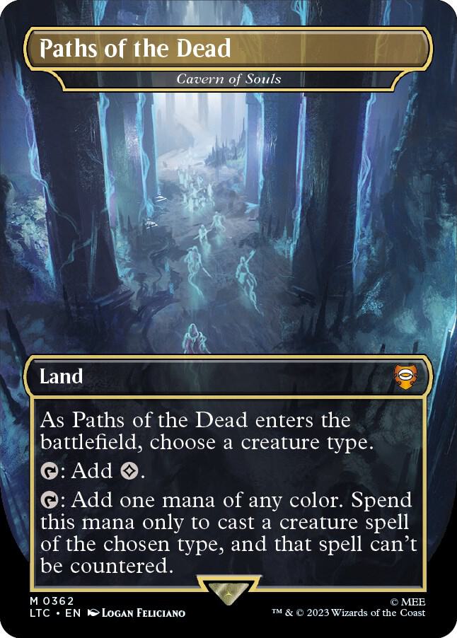 Paths of the Dead - Cavern of Souls [Commander: The Lord of the Rings: Tales of Middle-earth] 362