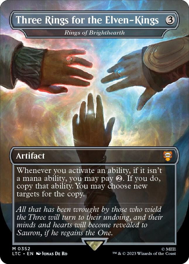 Three Rings for the Elven-Kings - Rings of Brighthearth [Commander: The Lord of the Rings: Tales of Middle-earth] 352