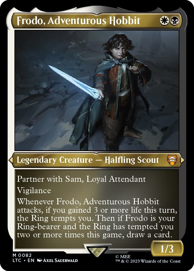 Frodo, Adventurous Hobbit (Display Commander) - Thick Stock [Commander: The Lord of the Rings: Tales of Middle-earth] 82