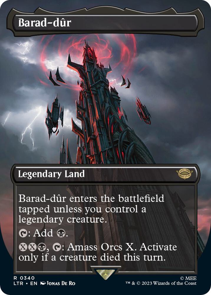 Barad-dur (0340) (Borderless) [Universes Beyond: The Lord of the Rings: Tales of Middle-earth] 340