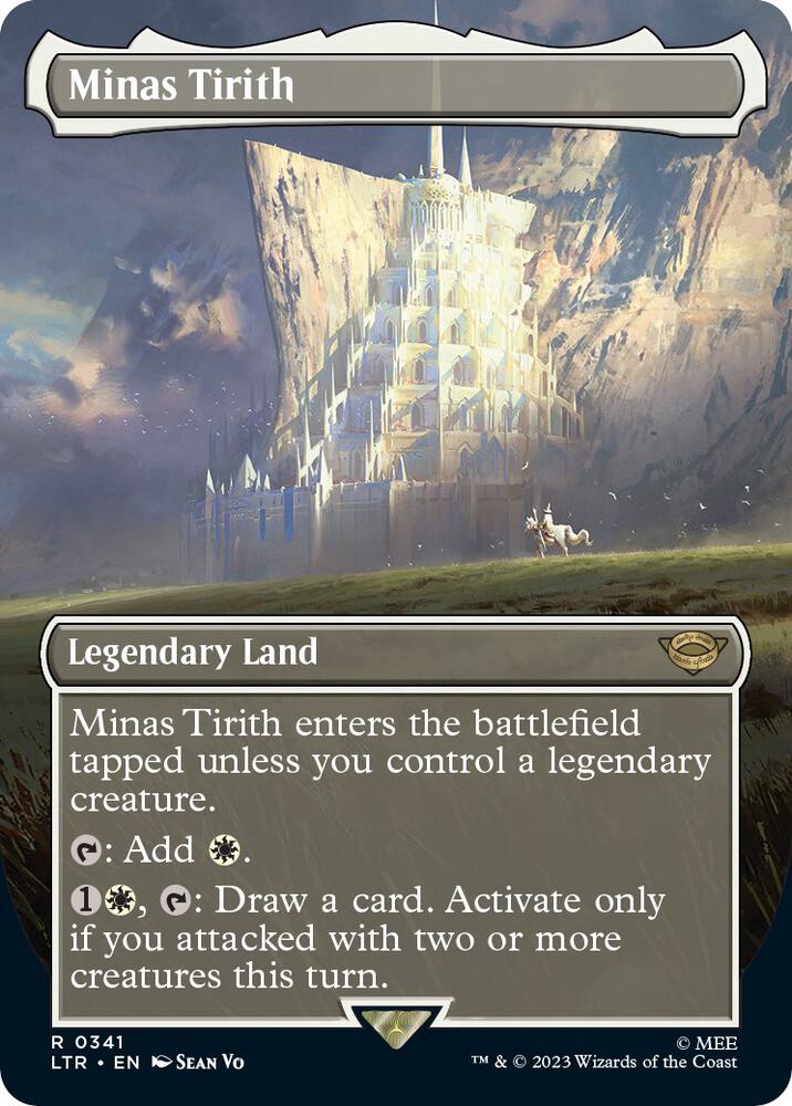 Minas Tirith (0341) (Borderless) [Universes Beyond: The Lord of the Rings: Tales of Middle-earth] 341