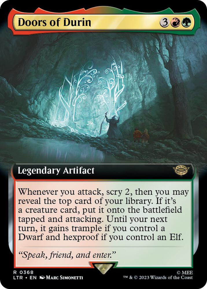 Doors of Durin (Extended Art) [Universes Beyond: The Lord of the Rings: Tales of Middle-earth] 368