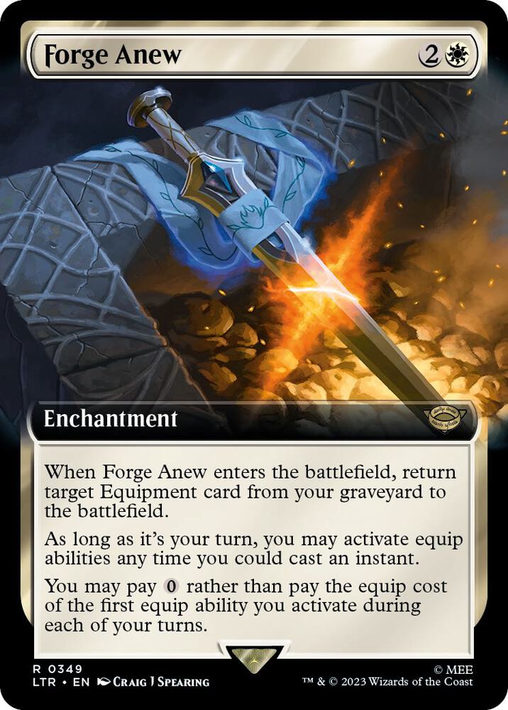 Forge Anew (Extended Art) [Universes Beyond: The Lord of the Rings: Tales of Middle-earth] 349