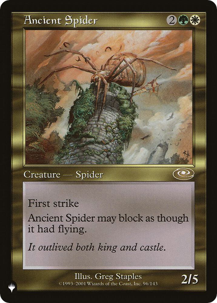 Ancient Spider [The List Reprints] 96/143