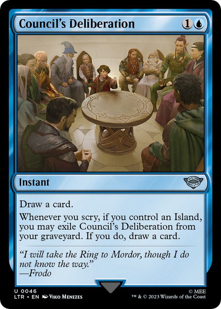 Council's Deliberation [Universes Beyond: The Lord of the Rings: Tales of Middle-earth] 46
