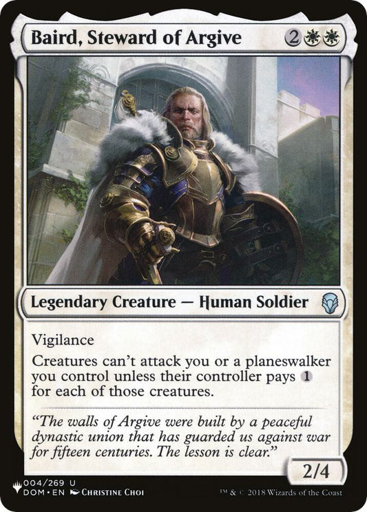 Baird, Steward of Argive [The List Reprints] 004/269