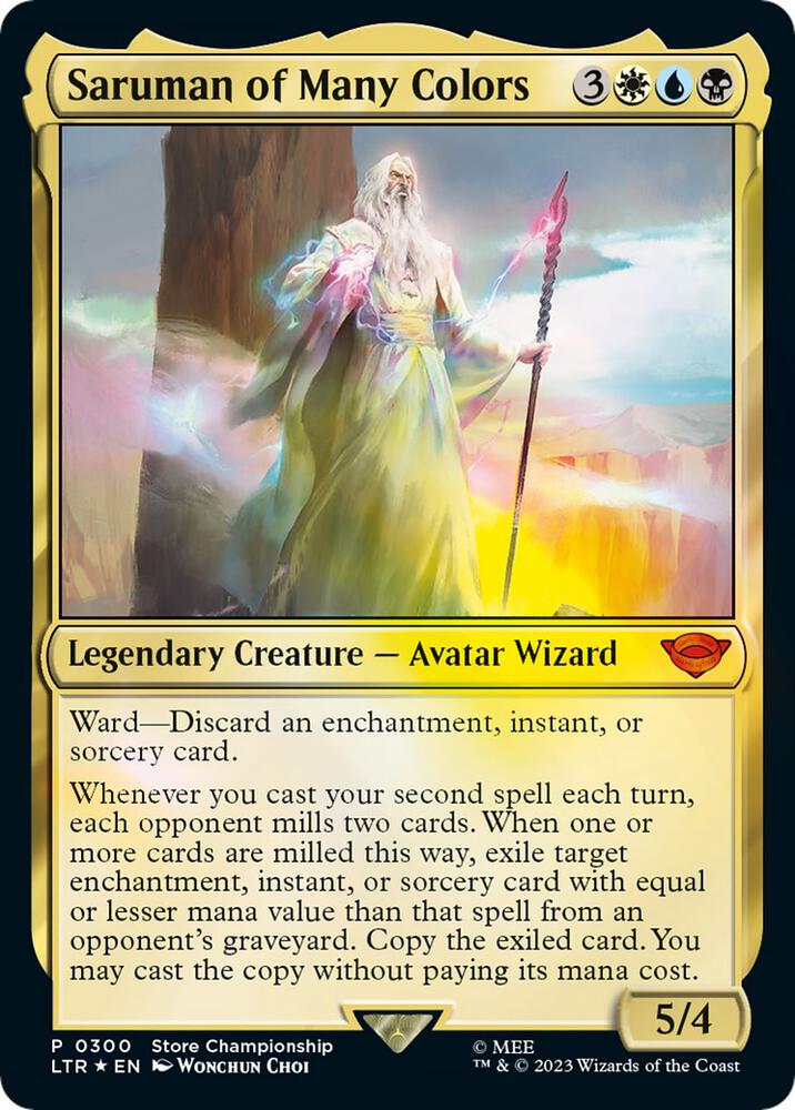 Saruman of Many Colors [Game Day & Store Championship Promos] 300