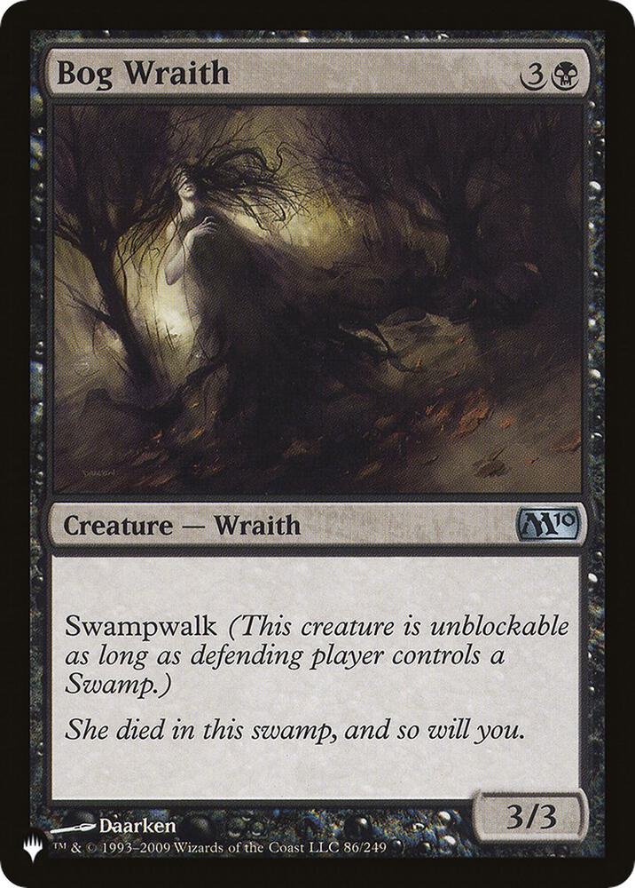 Bog Wraith [The List Reprints] 86/249