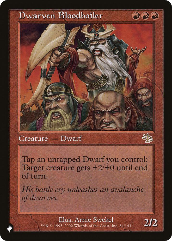 Dwarven Bloodboiler [The List Reprints] 84/143