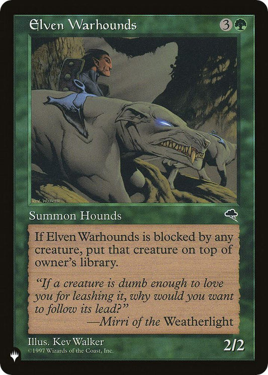 Elven Warhounds [The List Reprints]