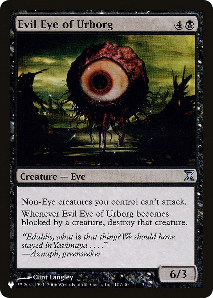 Evil Eye of Urborg [The List Reprints] 107/301