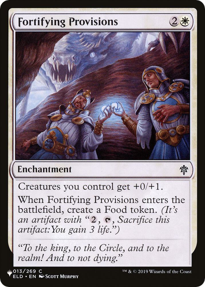 Fortifying Provisions [The List Reprints] 013/269