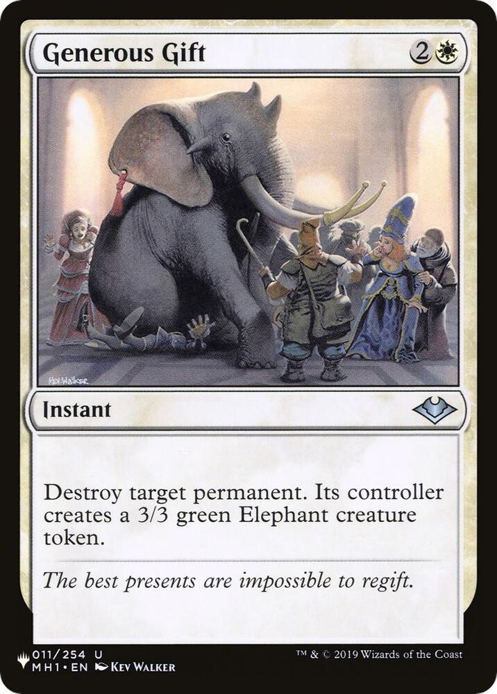 Generous Gift [The List Reprints] 011/254